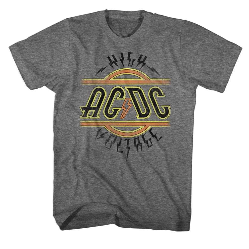 AC/DC High Voltage Rock 'N Roll Official Heather T-Shirt