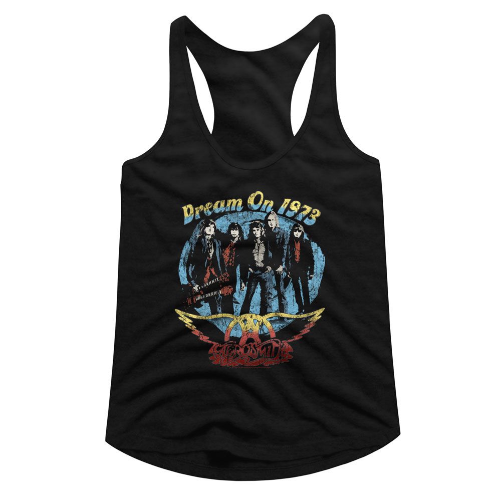 Aerosmith Dream On Official Ladies Racerback Shirt