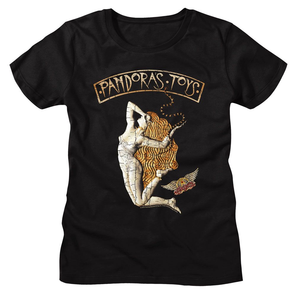 Aerosmith Pandoras Toys Official Ladies T-Shirt