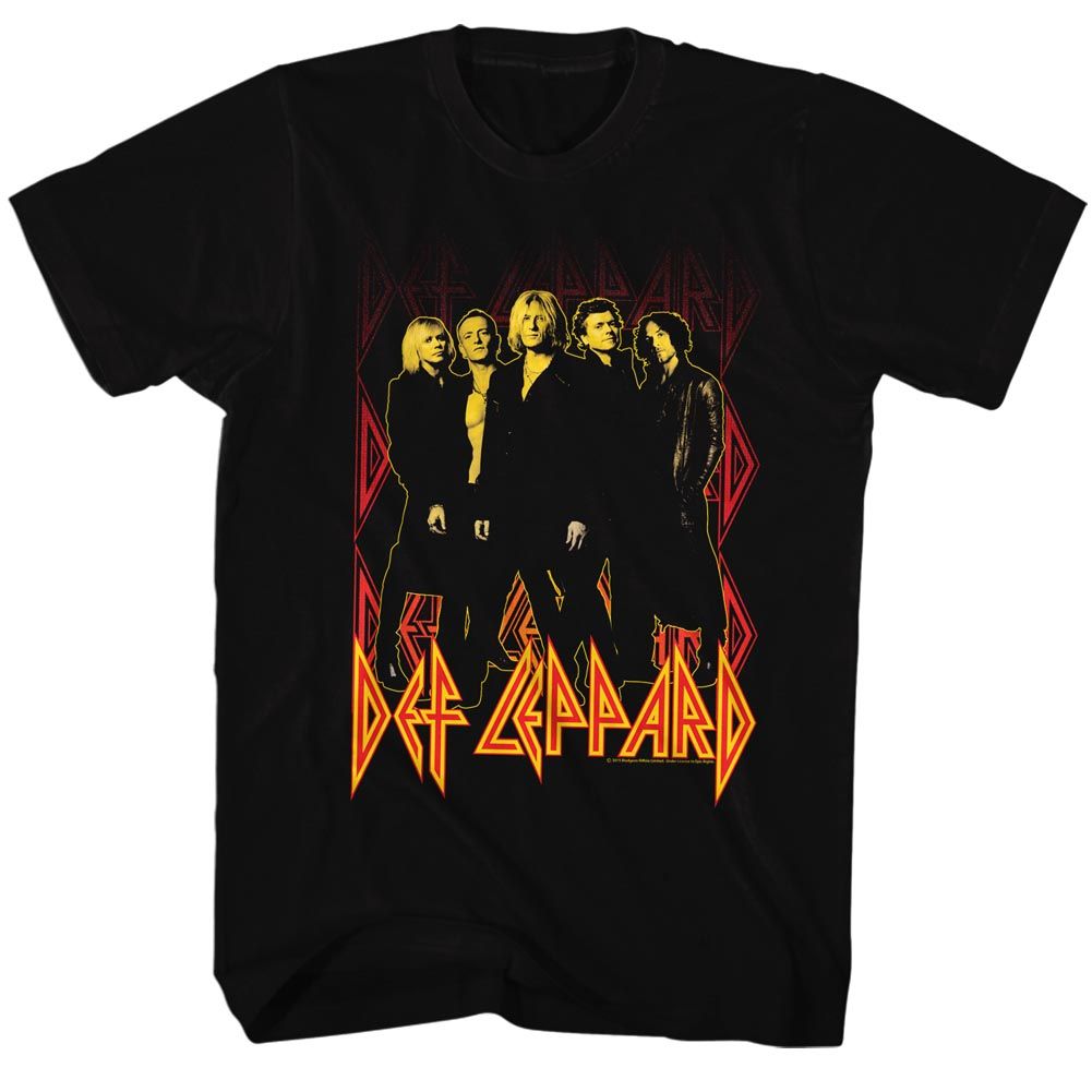 Def Leppard On Fire Official T-Shirt