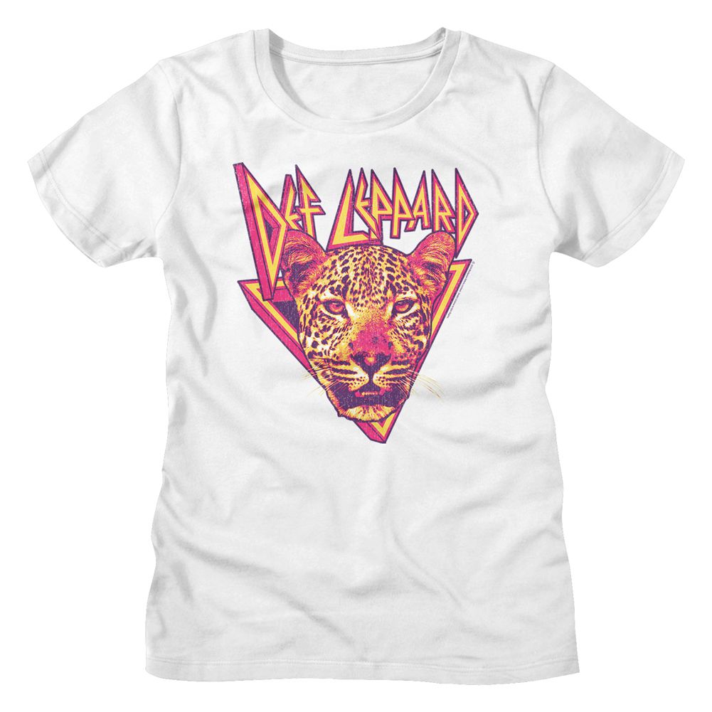 Def Leppard Leppard Leopard Official Ladies T-Shirt