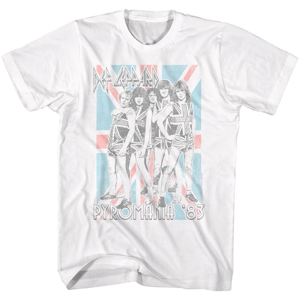 Def Leppard Pyromania Flag Official T-Shirt