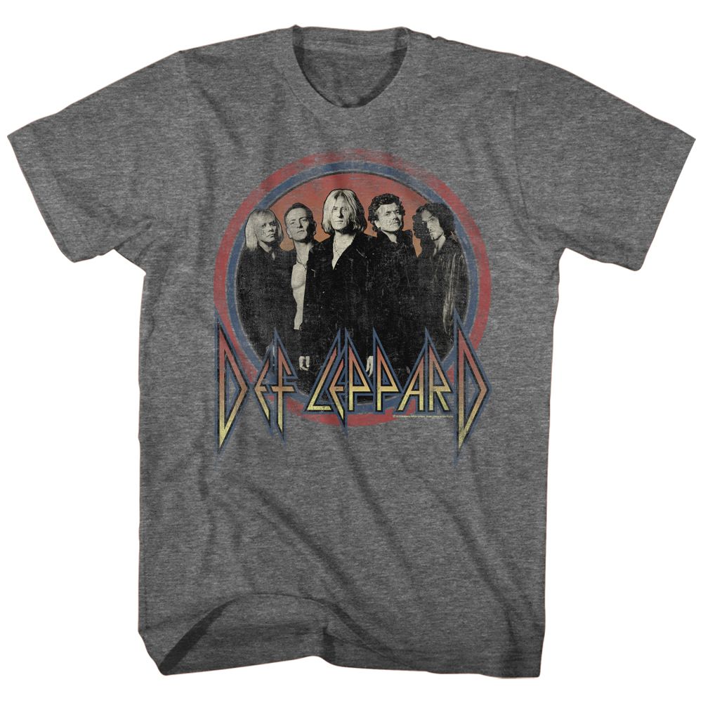 Def Leppard Circles Official Heather T-Shirt