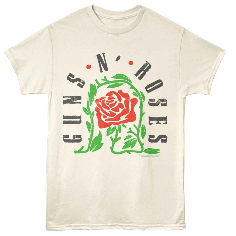 Guns N Roses Thorned Rose Official T-Shirt