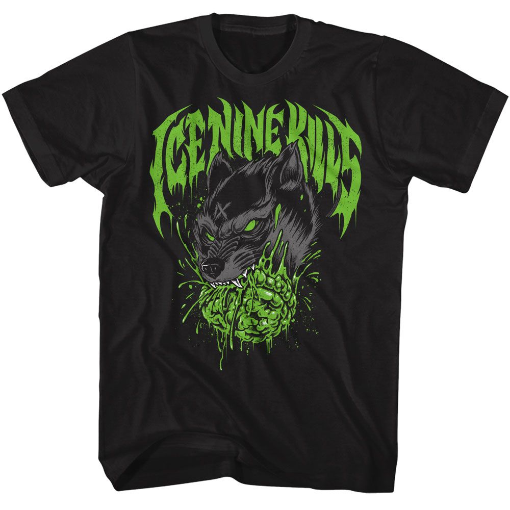 Ice Nine Kills Brain Wolf Official T-Shirt