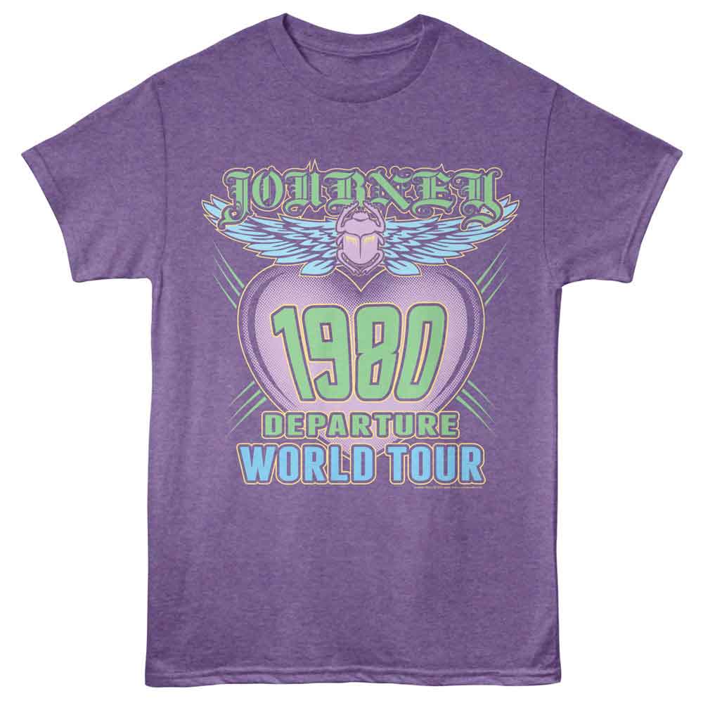 Journey Departure World Tour Official Heather T-Shirt – Rockteez