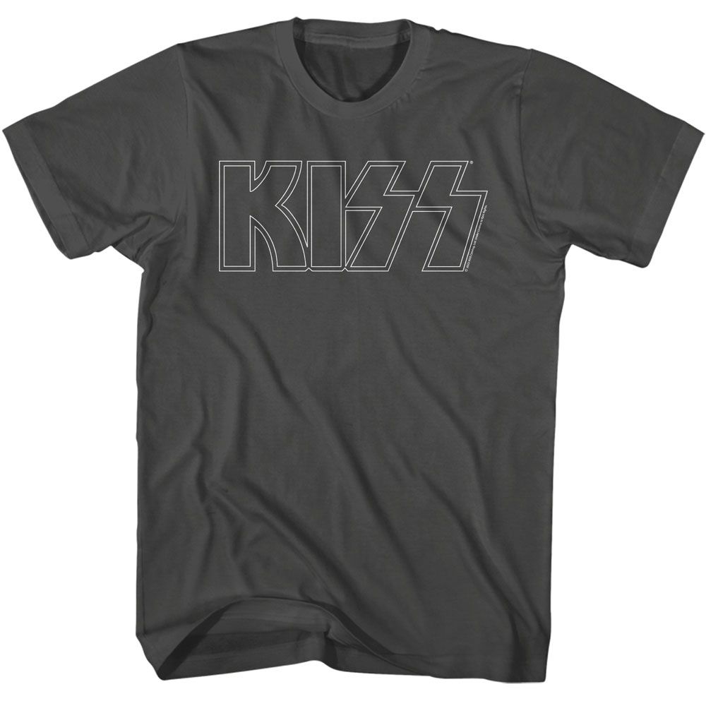 Kiss Outline Official T Shirt Rockteez Apparel 