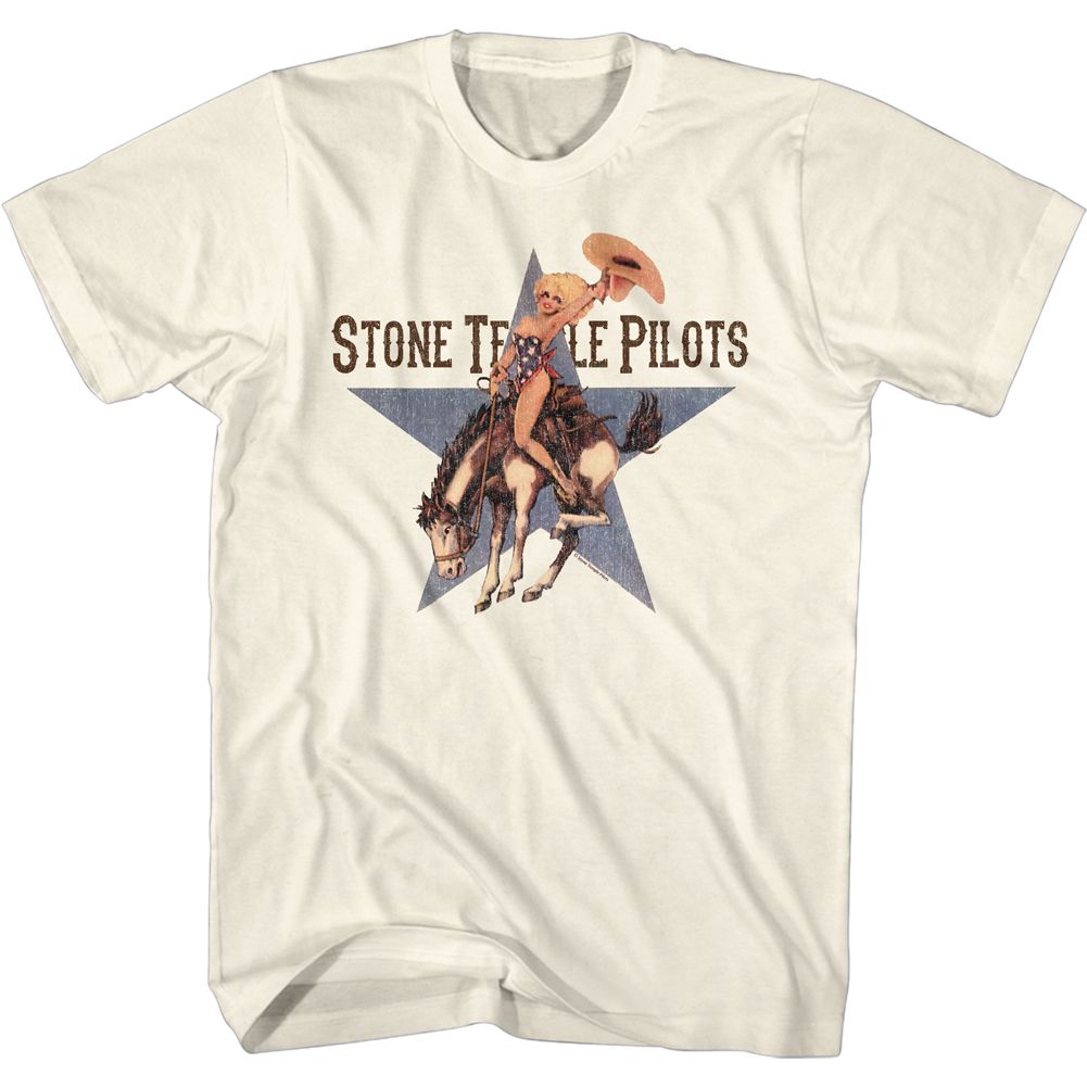 Stone Temple Pilots Riding Bronco Official T-Shirt