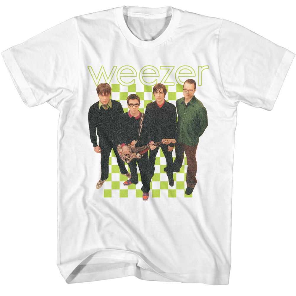 Weezer Debut Lineup Tee Official T-Shirt – Rockteez Apparel Weezer Debut Lineup Tee Official T-Shirt – Rockteez Apparel