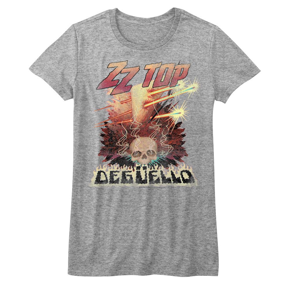 ZZ Top Deguello Official Ladies Heather T-Shirt