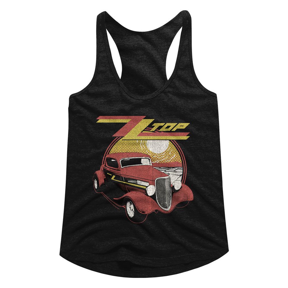 ZZ Top Eliminator Official Ladies Racerback Shirt