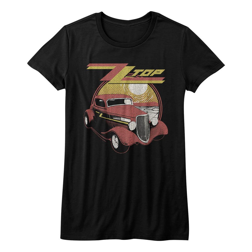 ZZ Top Eliminator Official Ladies T-Shirt