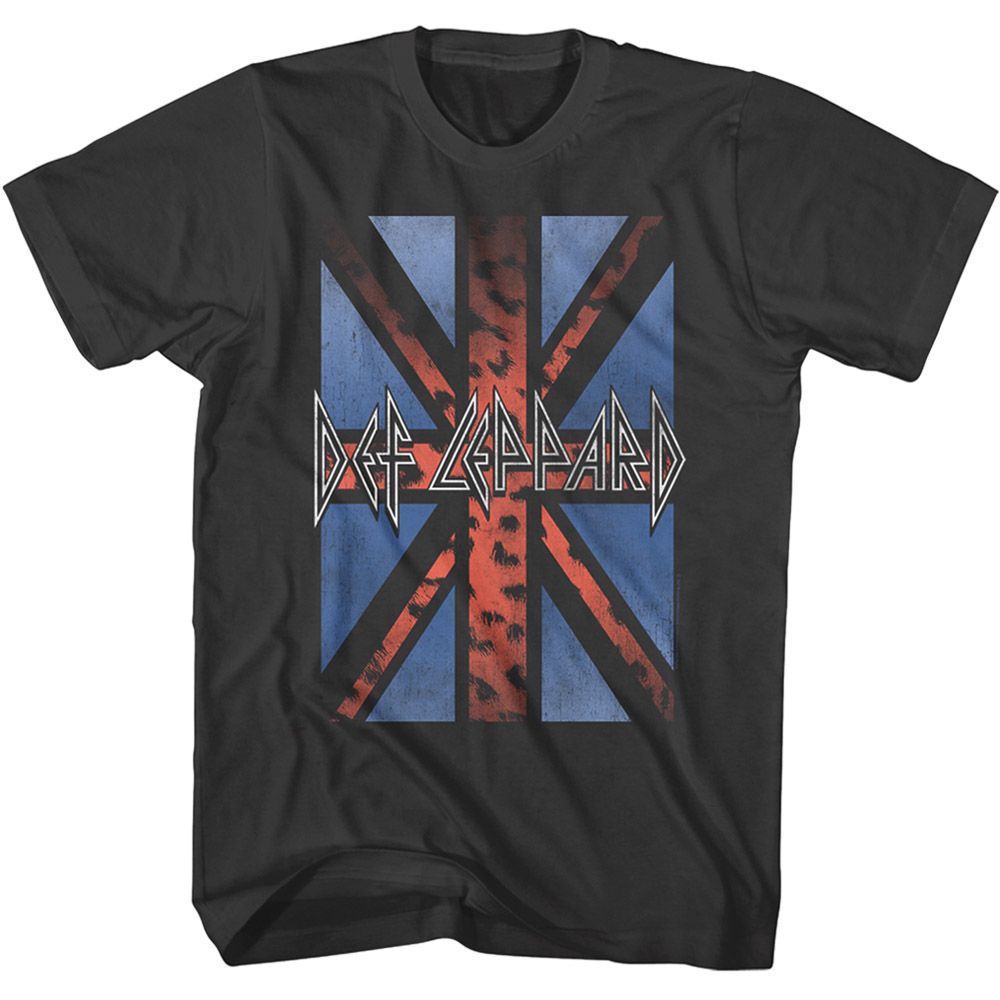 Def Leppard Leopard Flag 2 Official T-Shirt