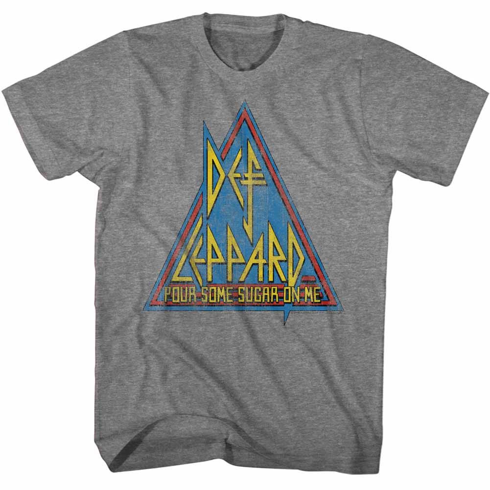 Def Leppard Sugar Triangle Official Heather T-Shirt