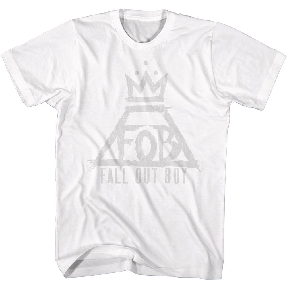Fall Out Boy Triangle Crown Logo Official T-Shirt