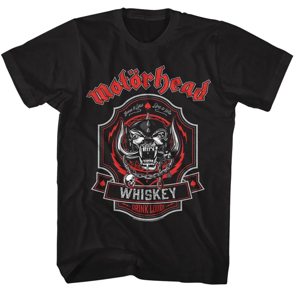 Motorhead Drink Loud Official T-Shirt