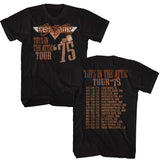 Aerosmith Toys In The Attic Tour 75 Official T-Shirt