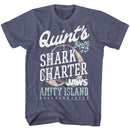 Jaws Quints Shark Charter Official Heather T-Shirt