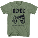AC/DC About To Rock Official Heather T-Shirt Small *Sale