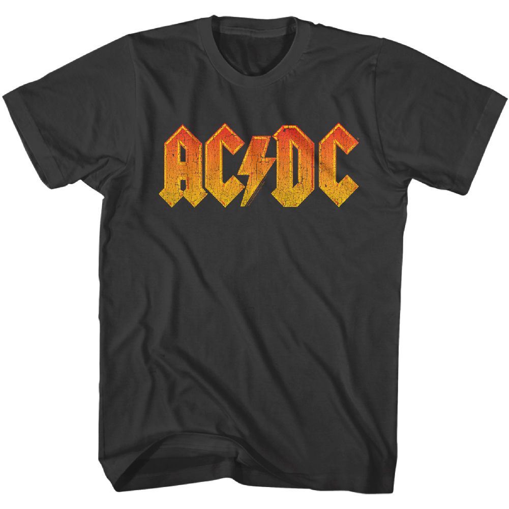 AC/DC Distressed Orange Official T-Shirt
