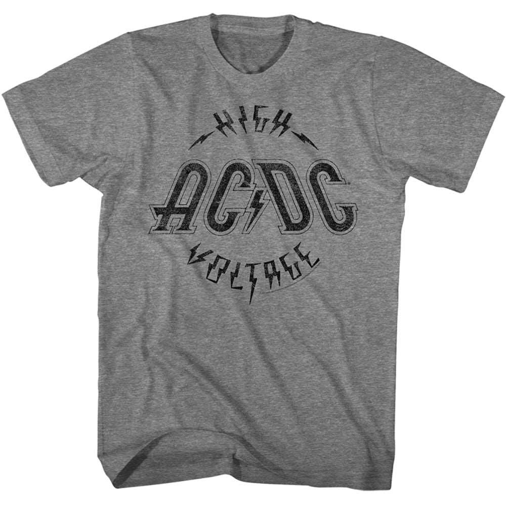 AC/DC Dark High Voltage Graphite Heather T-Shirt
