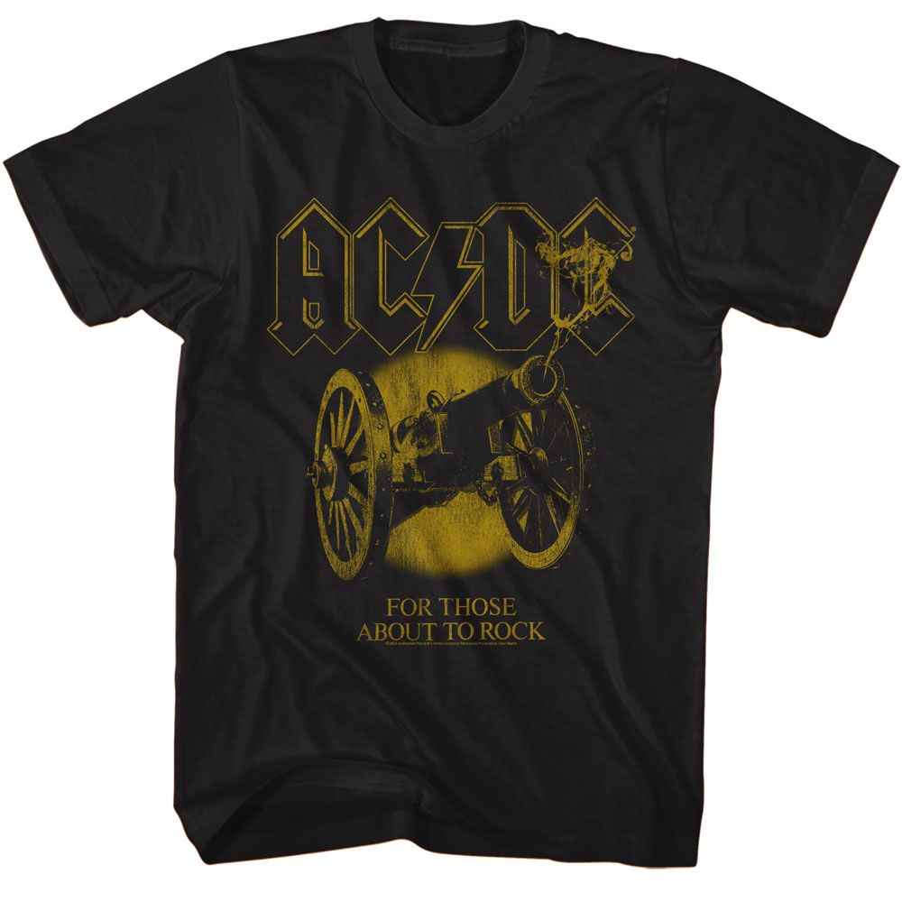 AC/DC Monochrome FTATR Official T-Shirt