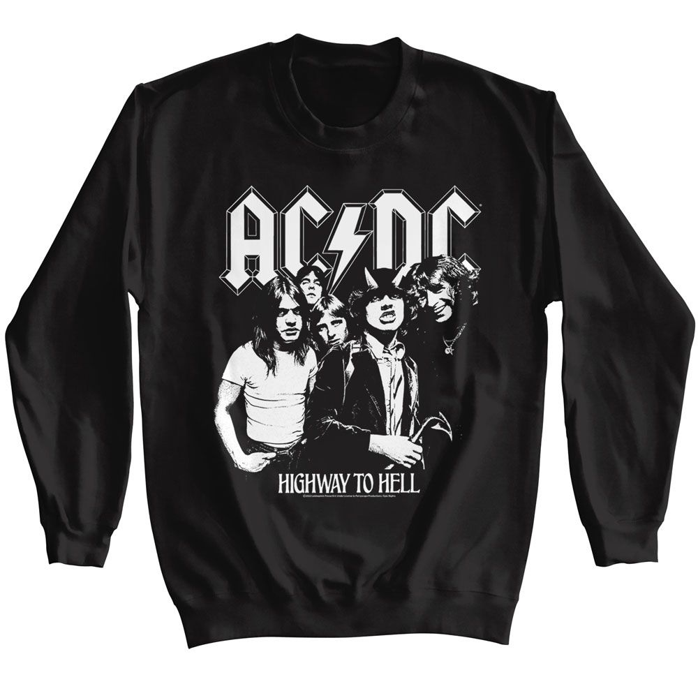 AC/DC BW Highway Photo Official Sweatshirt