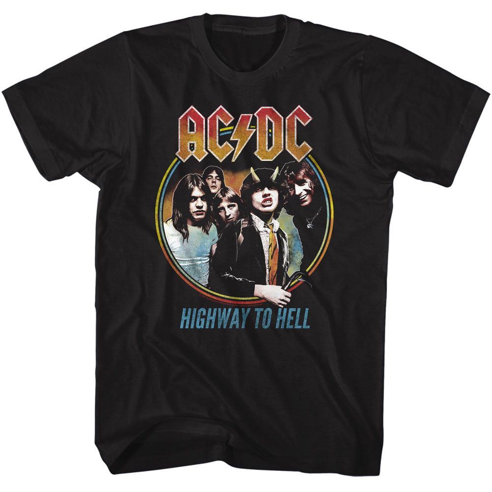 AC/DC Highway To Hell Tricolor Official T-Shirt