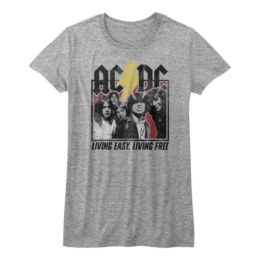 AC/DC Highway Lyrics Official Ladies T-Shirt
