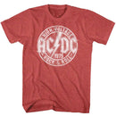 AC/DC High Voltage Rock 'N Roll Red Heather T-Shirt