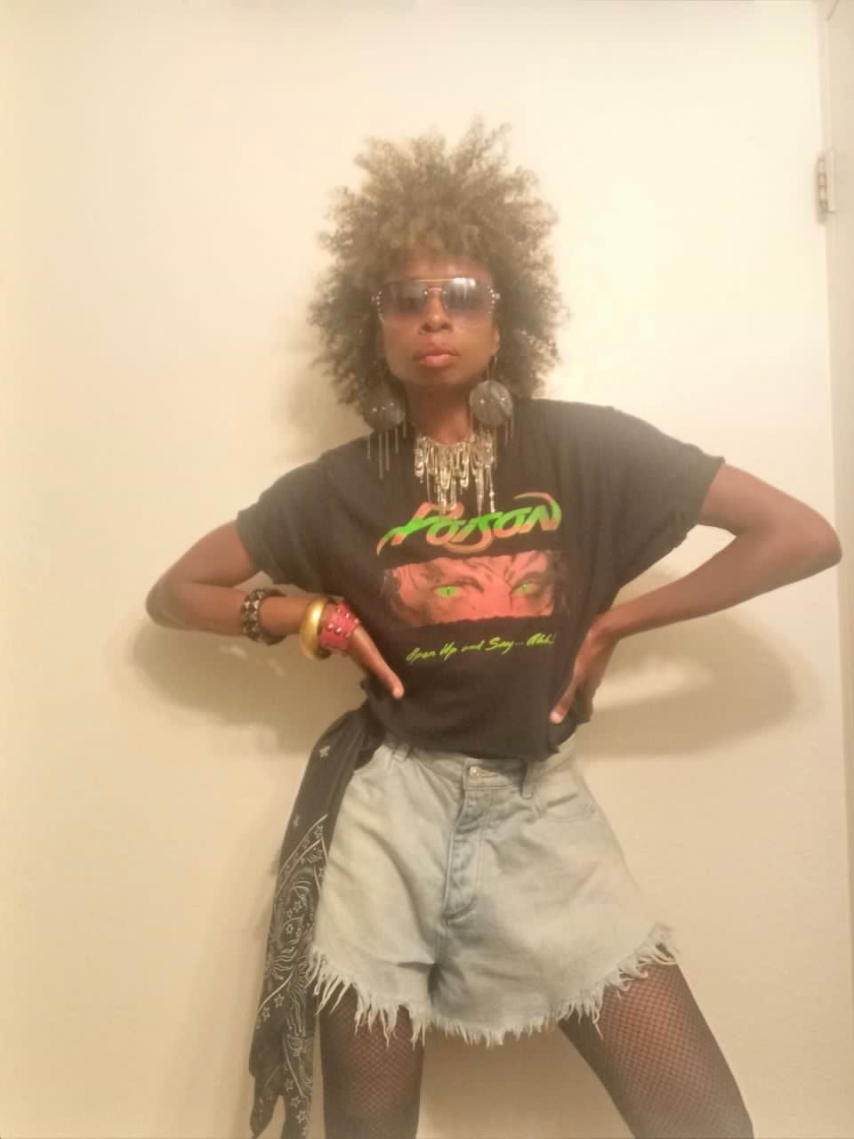 Poison Open Up And Say Ahh Ladies Crop Top