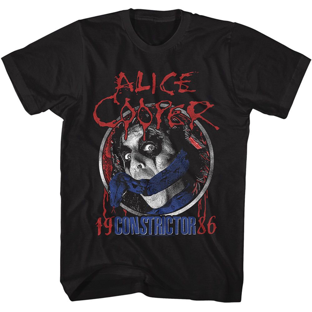 Alice Cooper Constrictor 1986 Official T-Shirt