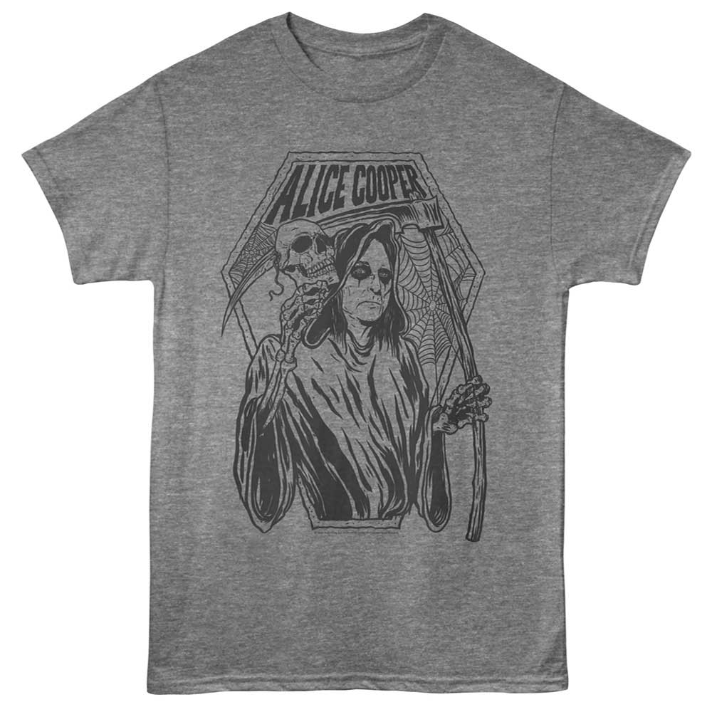 Alice Cooper Reaper Official Heather T-Shirt