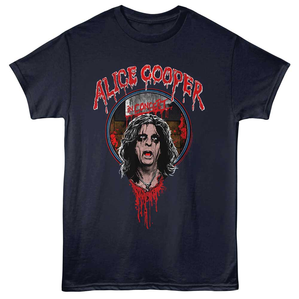Alice Cooper In Concert Official T-Shirt