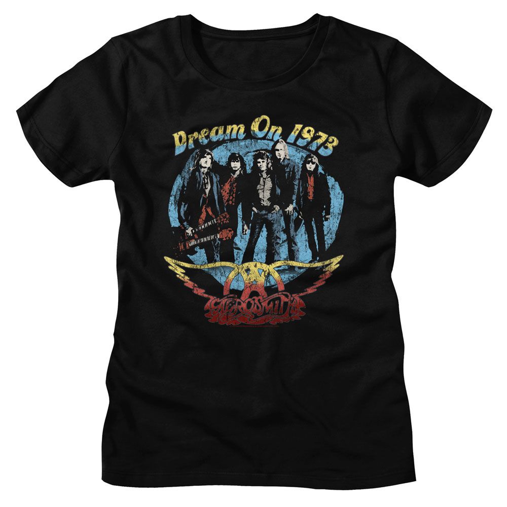 Aerosmith Dream On Official Ladies T-Shirt