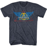 Aerosmith Color Logo Official Heather T-Shirt Large *Sale