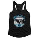 Aerosmith Dream On Blue And White Official Ladies Racerback Shirt