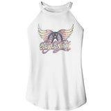 Aerosmith Faded Pinks Official Ladies Sleeveless Rocker Tank