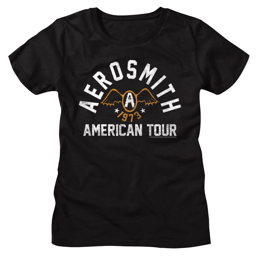 Aerosmith 1973 Tour Official Ladies T-Shirt
