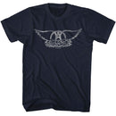 Aerosmith Wings Logo Light Official T-Shirt Large *Sale