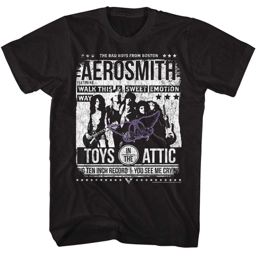 Aerosmith Toys Aero Poster Official T-Shirt