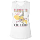 Aerosmith Just Push Play Official Ladies Muscle Tank
