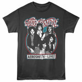 Aerosmith Weathered Circle Official T-Shirt