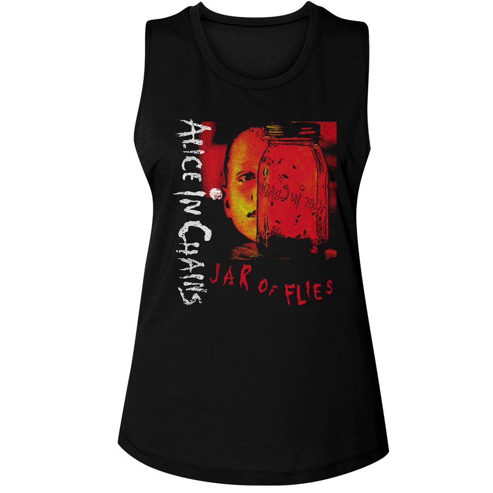 Alice In Chains Jar Of Flies Official Ladies Muscle Tank