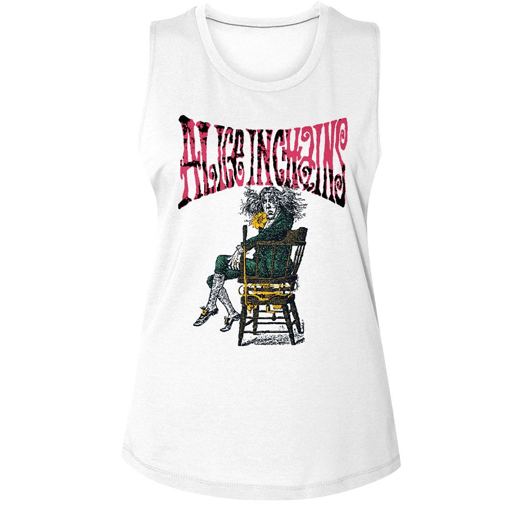 Alice In Chains Alice Official Ladies Muscle Tank