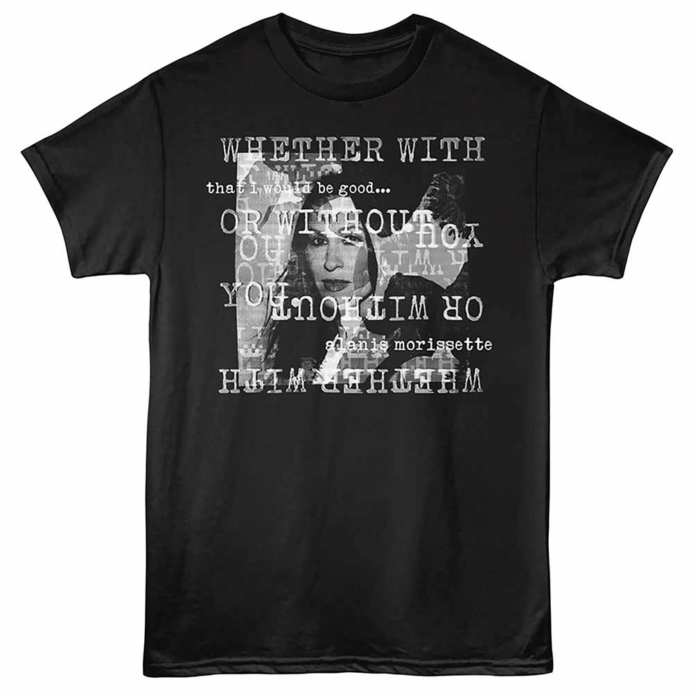 Alanis Morissette With Or Without Official T-Shirt