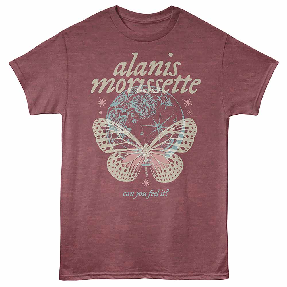 Alanis Morissette Can You Feel It Official Heather T-Shirt