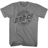 Bad Company Faded Logo Official Heather T-Shirt Medium *Sale