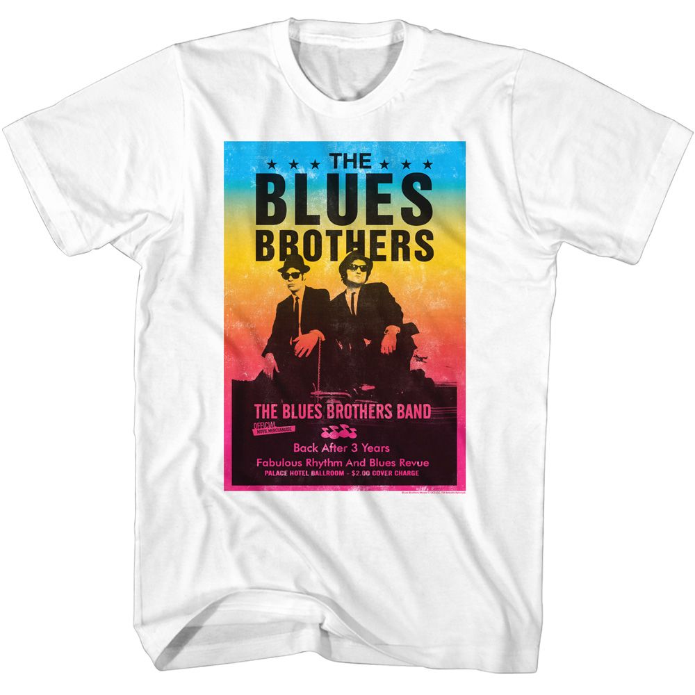 The Blues Brothers Blues Poster Official T-Shirt