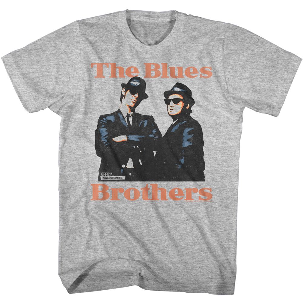 The Blues Brothers Blues Bros Official Heather T-Shirt